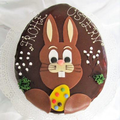 Sachertorte in Eiform